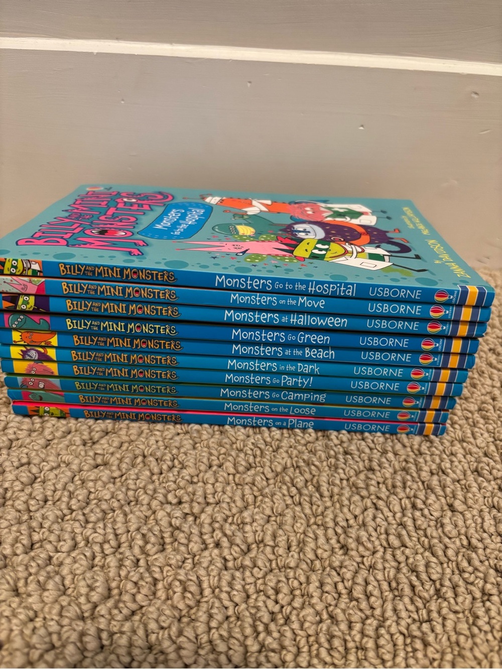Usborne Billy and the Mini Monsters Children's Book Set of 10